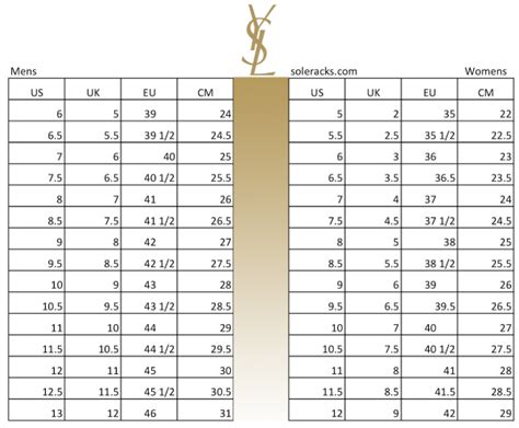 how goes ysl shoe sizing work|Saint Laurent Size Guide .